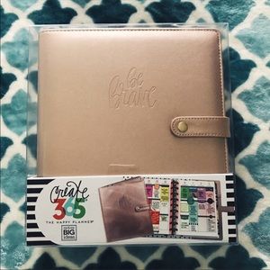 The Happy Planner Deluxe Planner Cover, Rose Gold